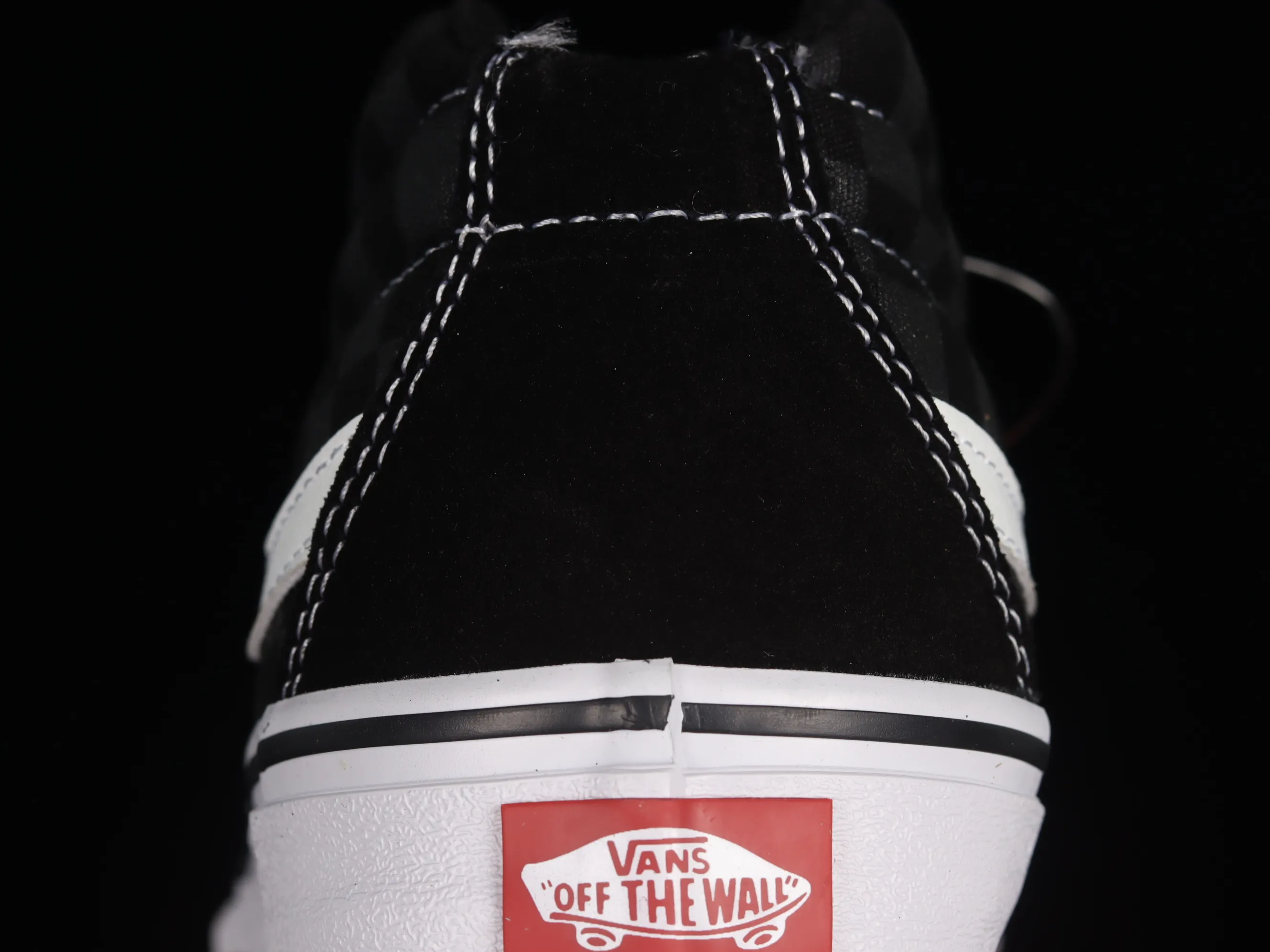 All categories Vans Vans series Vans Mid Vans China Vans SK8-Mid Vans black checkerboard Chinese casual sneakers VN0A347UFGD